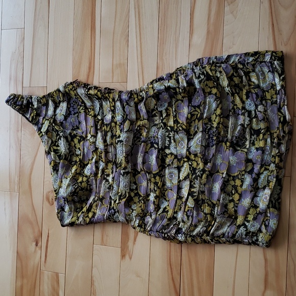 ZARA Floral print chiffon dress - Picture 7 of 12